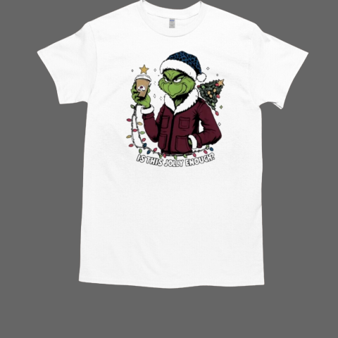 Colorado Avalanche x Santa Grinch Is This Jolly Enough Merry Christmas T-Shirt