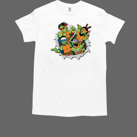 Teenage Mutant Ninja Turtles X New York Knicks T-Shirt