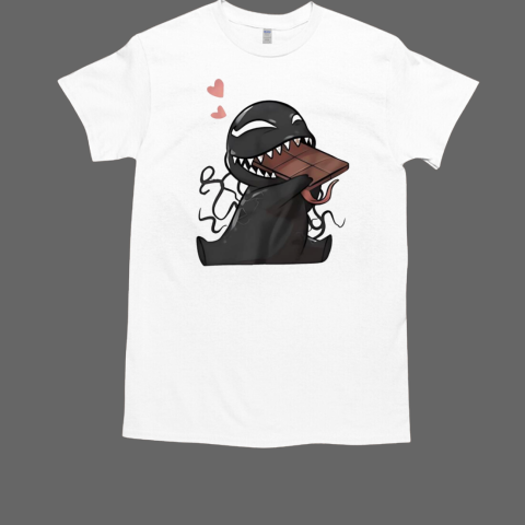 Venom eat chocolate funny meme T-Shirt