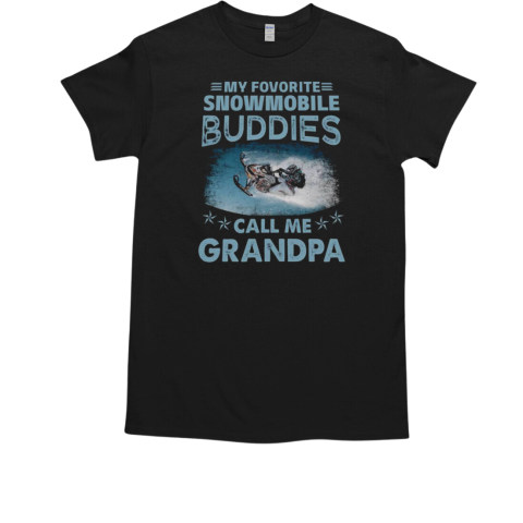 My Favorite Snowmobile Buddies Call Me Dad T-Shirt