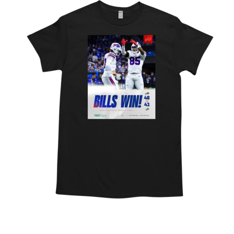 Buffalo Bills Win Week 15 At Detroit Lions Final Score T-Shirt