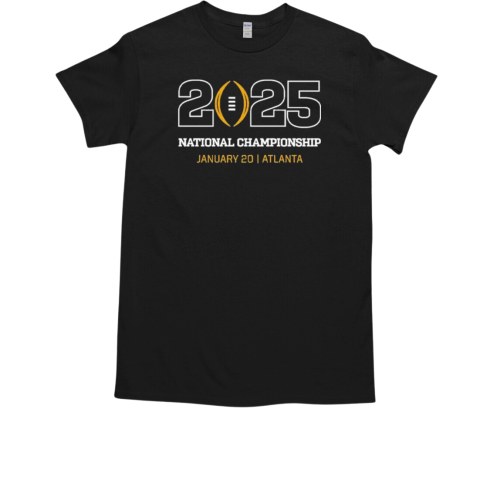 College Football Playoff 2025 National Championship Game at Atlanta T-Shirt