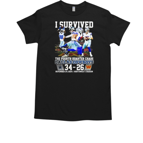 Dallas Cowboys – I Survived The Fourth Quarter Chaos T-Shirt