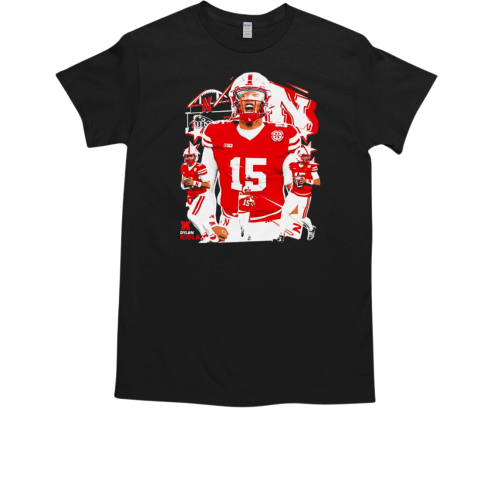 Dylan Raiola Nebraska Cornhuskers football poster graphic T-Shirt