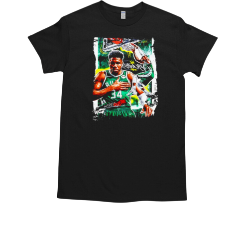 Giannis Antetokounmpo The Greek Freak graphic T-Shirt