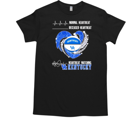 Heartbeat Watching Kentucky Men's Basketball 2025 T-Shirt