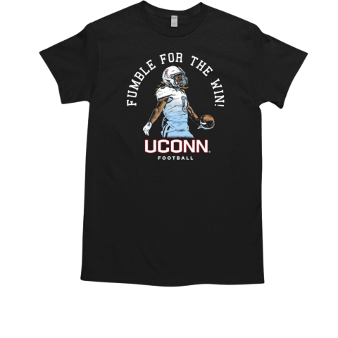 Jordan Wright UConn Huskies Football fumble for the win T-Shirt