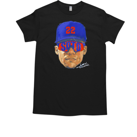 Juan Soto 22 New York Mets Baseball sunglasses signature T-Shirt