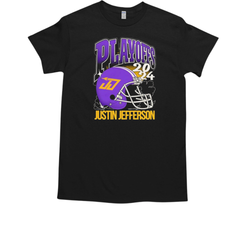 Justin Jefferson 2024 Playoffs T-Shirt