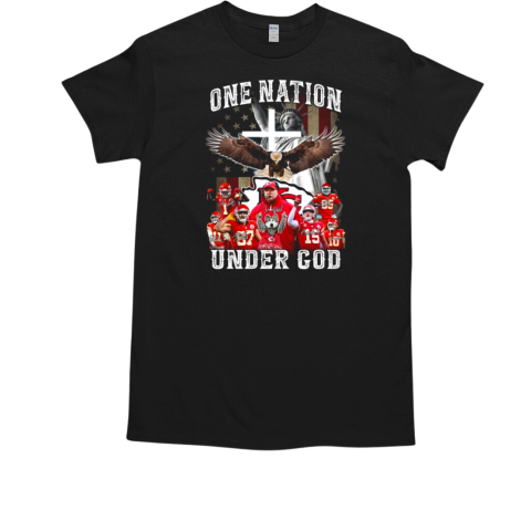 Kansas City Chiefs One Nation Under God Signature T-Shirt