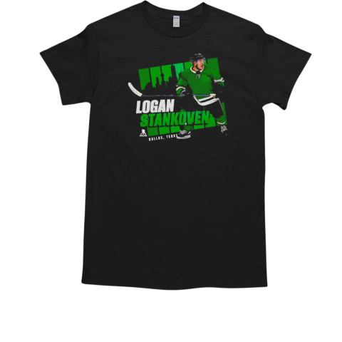 Logan Stankoven Dallas Stars city stack T-Shirt