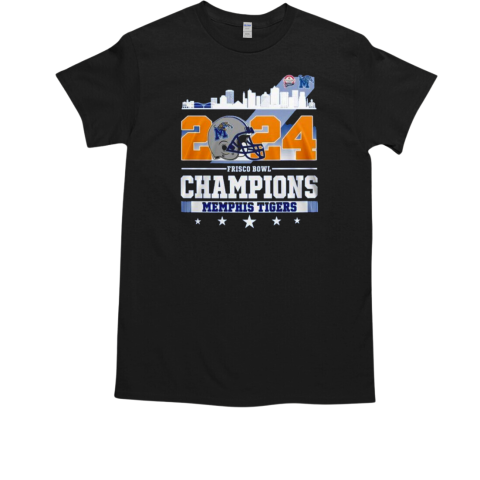 Memphis Tigers Champions Of Frisco Bowl 2024 T-Shirt