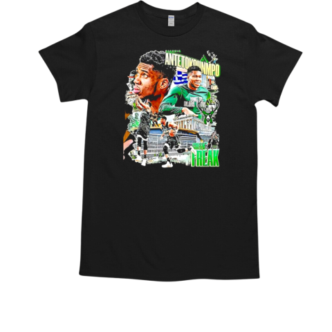 Milwaukee Bucks Giannis Antetokounmpo greek freak graphic T-Shirt