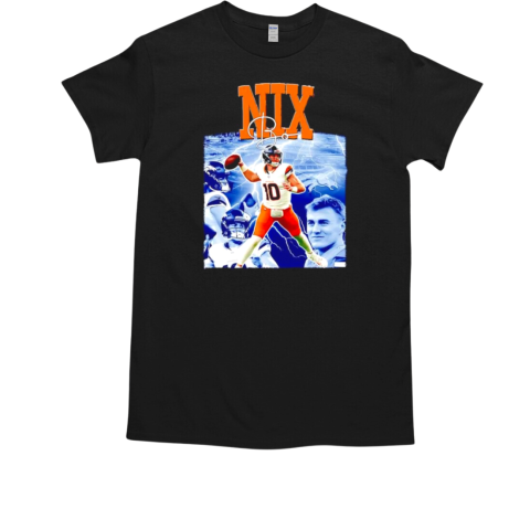 No Nix 10 Denver Broncos Football lightning graphic T-Shirt