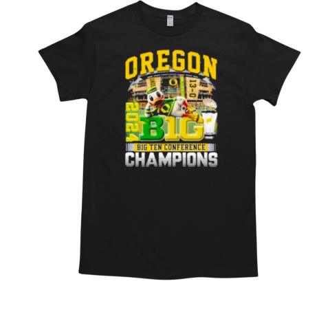 Oregon Ducks 2024 Big Ten Conference Champions Undefeated 13 0 T-Shirt