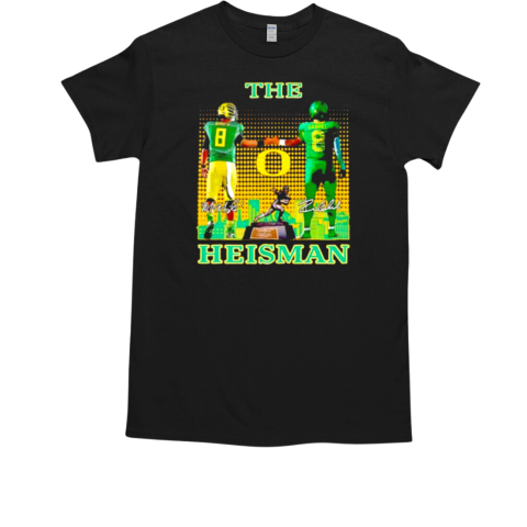 Oregon Ducks The Heisman Mariota Gabriel 2024 T-Shirt