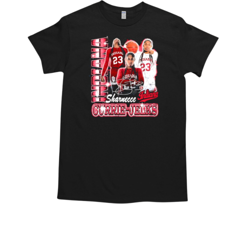 Sharnecce Currie Jelks Indiana Hoosiers Basketball signature T-Shirt