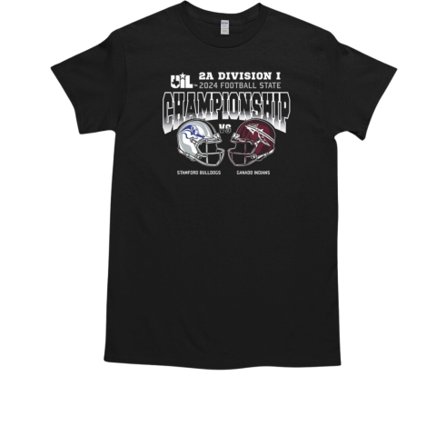 Stamford Bulldogs Vs Ganado Indians 2A Division I 2024 UIL State Football Championship Head to Head T-Shirt