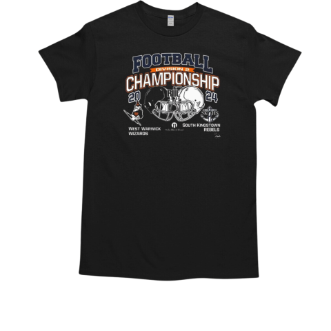 West Warwick Wizards Vs South Kingstown Rebels RIIL Football Division 2 Championship 2024 T-Shirt