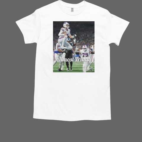 Almost Friday Allen Endzone Leap T-Shirt