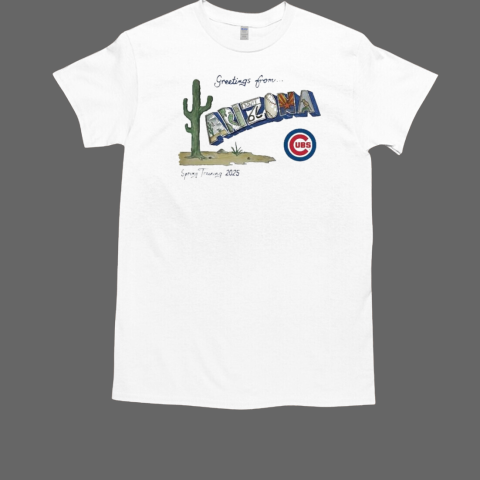 Chicago Cubs Tiny Turnip Infant Spring Training 2025 T-Shirt