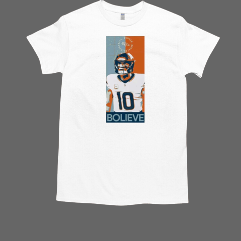 Denver Broncos football Bo Nix Bolieve T-Shirt