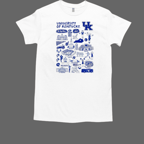 Kentucky Wildcats Vive La Fete Impressions Artwork T-Shirt