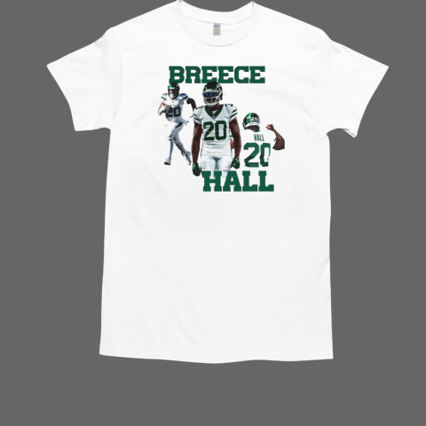 New York Jets Breece Hall picture collage T-Shirt