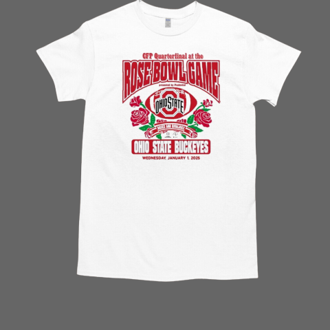 Ohio State Buckeyes College Football Playoff Quarterfinal 2025 Rose Bowl Game Wed Jan 1 T-Shirt