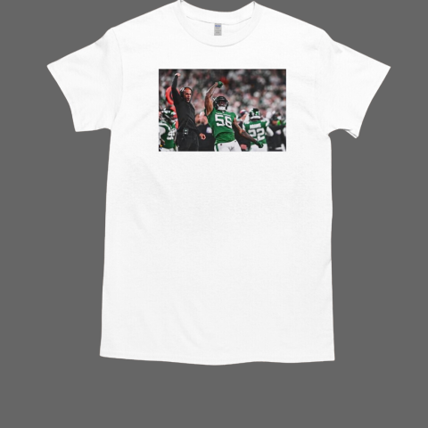 Quincy Williams and Rob Saleh NY Jets celebration photo T-Shirt