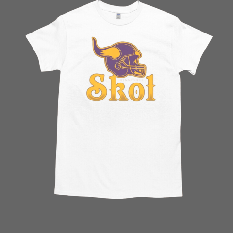 Skol Minnesota Vikings football helmet T-Shirt