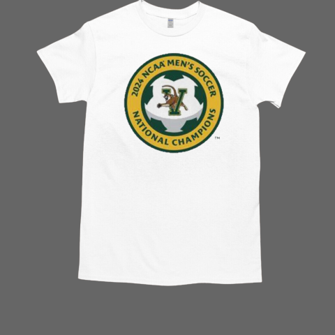 Vermont Men's Soccer team 2024 NCAA National Champions Shield T-Shirt