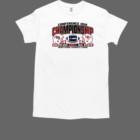 Western Kentucky Hilltoppers 2024 C USA Football Jax WKU Matchup T-Shirt