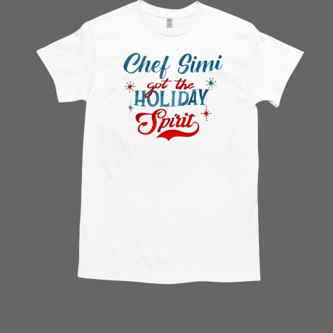 Chef simi got the holiday spirit T-Shirt