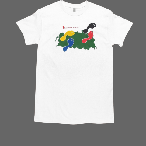 Footprint save the children T-Shirt