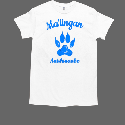 Paws Ma'iingan Anishinaabe T-Shirt