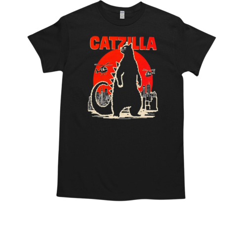 Godzilla X Cat Catzilla T-Shirt