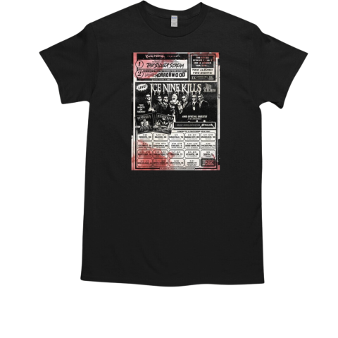 Ice Nine Kills Announce The Silver Scream A Thon Tour 2025 T-Shirt