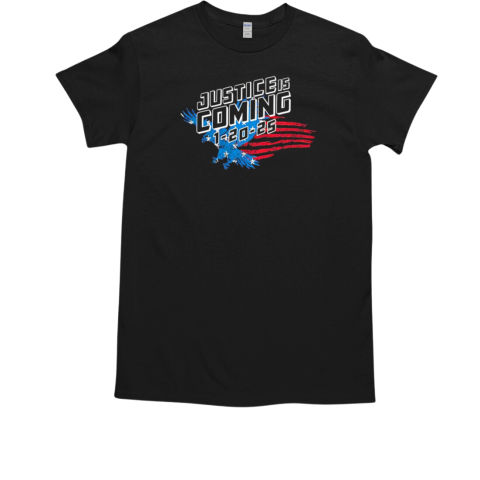 Justice is coming January 20th 2025 US flag T-Shirt