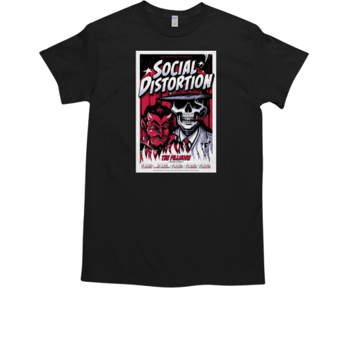 Social Distortion Dec 10 15 2024 San Francisco CA T-Shirt