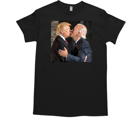 Trump And Biden Kissing T-Shirt