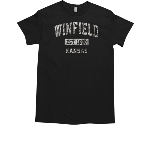 Winfield Kansas KS Est 1970 Vintage T-Shirt