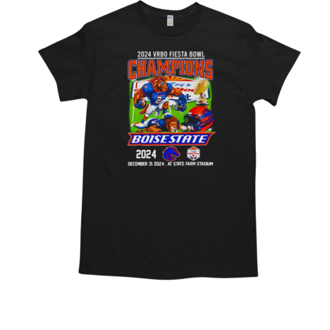 2024 Vrbo Fiesta Bowl Champions Boise State 2024 mascot T-Shirt