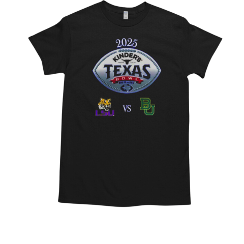 Baylor Bears vs. LSU Tigers 2025 Texas Bowl T-Shirt