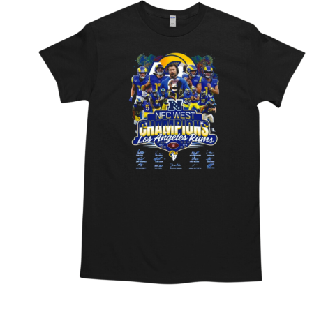 Los Angeles Rams 2024 Nfc West Champions Signature T-Shirt