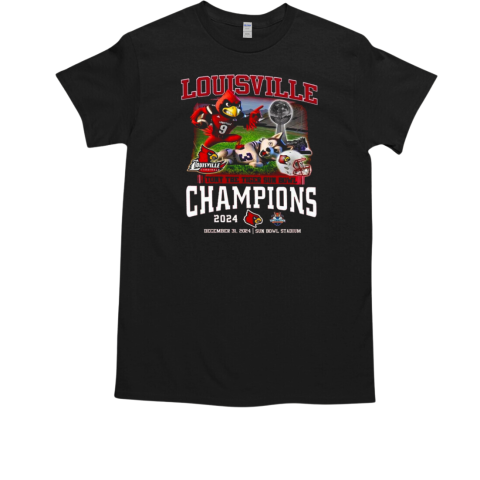 Louisville Tony The Tiger Sun Bowl Champions December 31 2024 Sun Bowl Stadium T-Shirt