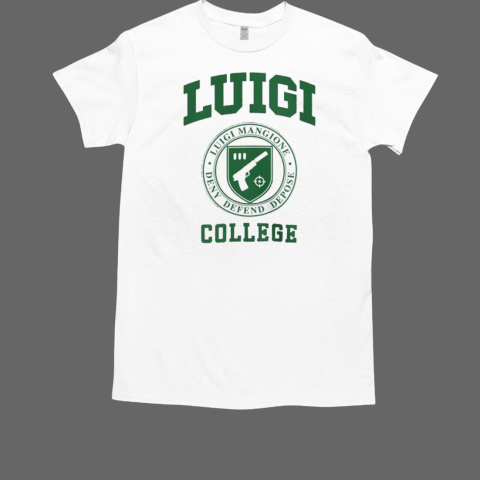 Luigi College Luigi Mangione Deny Defend Depose T-Shirt