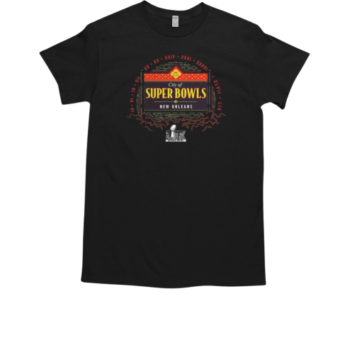 New Orleans City of Super Bowls LIX 2025 T-Shirt