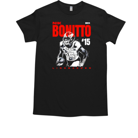 Nik Bonitto #15 Linebacker Denver Broncos T-Shirt