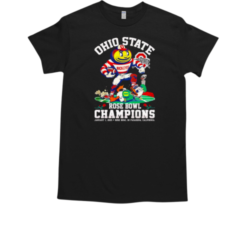 Ohio State Buckeyes Rose Bowl Champions mascot T-Shirt